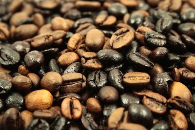 Full frame shot of coffee beans