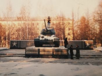 Statue in park