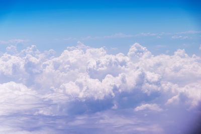 Low angle view of clouds in sky