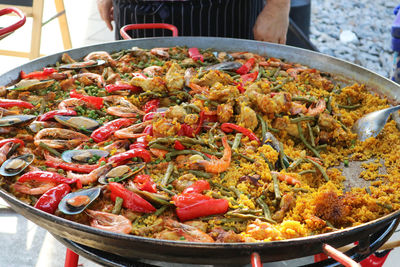 Close-up of vegetables in container