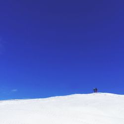 Scenic view of snow covered landscape