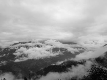 Low angle view of clouds in sky