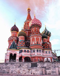 View of cathedral against cloudy sky