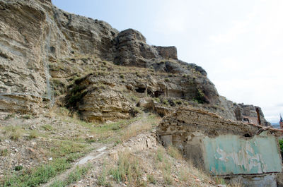 Low angle view of a mountain