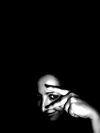 Portrait of young woman