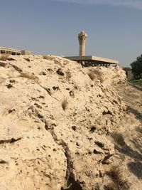 Low angle view of historical building