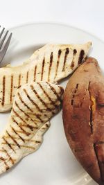 Close-up of dessert in plate