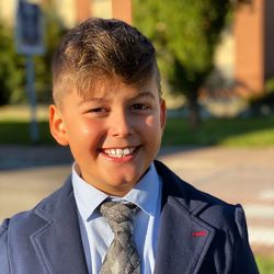 Portrait of smiling boy