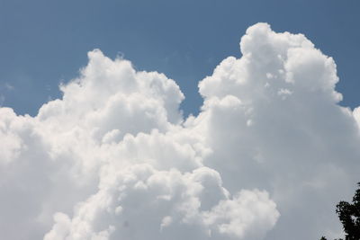 Low angle view of clouds in sky