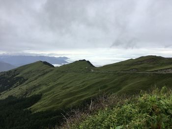 Scenic view of landscape against sky