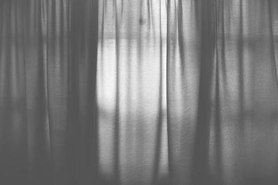 Full frame shot of curtain on window