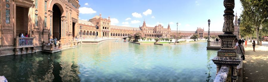 Panoramic view of buildings in city