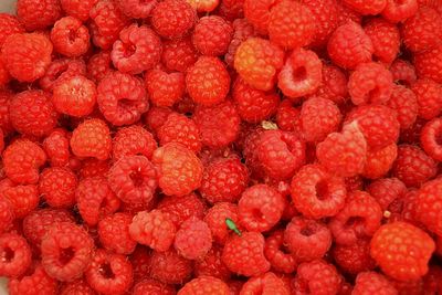 Full frame shot of strawberries