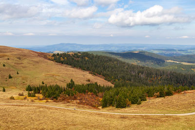 Scenic view of landscape against sky