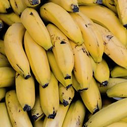 Full frame shot of bananas at market