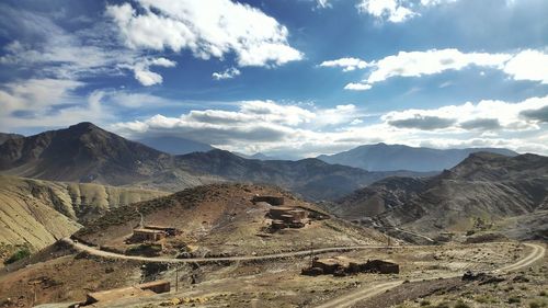 Scenic view of landscape against sky