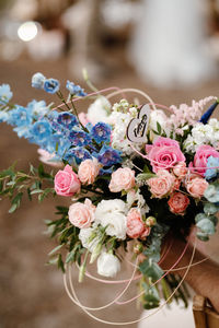 Close-up of rose bouquet