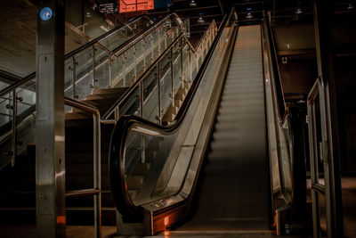 Interior of subway station