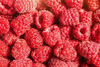 Full frame shot of strawberries