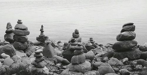 Rocks in shallow water