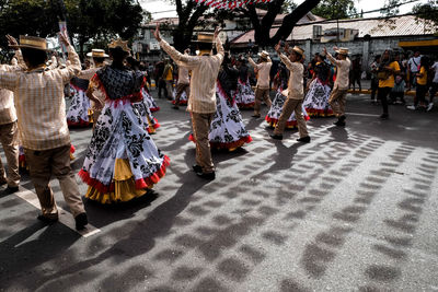 People in traditional clothing