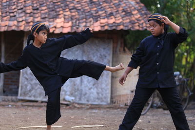 Pencak silat, traditional martial art from indonesia