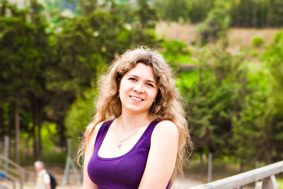 Portrait of a smiling young woman