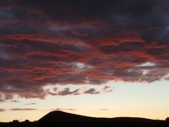 Scenic view of landscape against cloudy sky