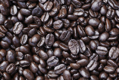 Full frame shot of coffee beans