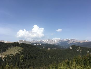 Panoramic view of landscape against sky