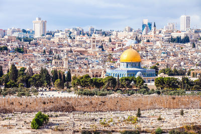 View of buildings in city