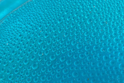 Full frame shot of bubbles in water