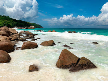 Anse lazio beach, praslin, seychelles