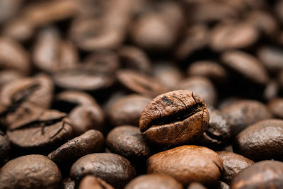 Close-up of coffee beans