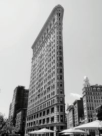 Low angle view of modern building