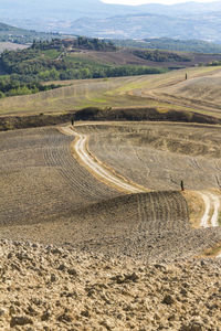 Aerial view of landscape