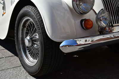 High angle view of cars in city