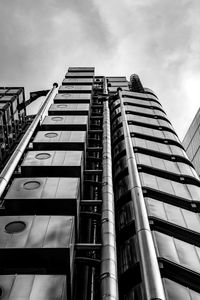 Low angle view of building against sky