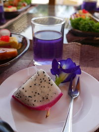 Dragon fruit in the morning