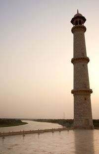 View of fort against clear sky