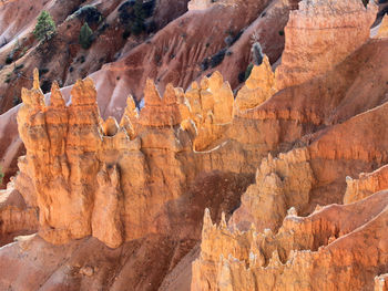 Rock formations in a desert