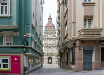 Street amidst buildings in city