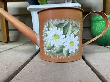 Close-up of potted plant on table