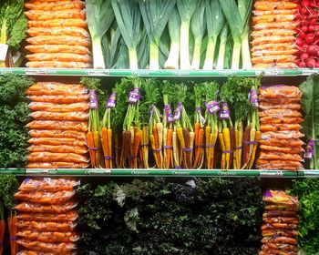 Multi colored vegetables for sale