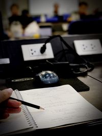 Close-up of human hand