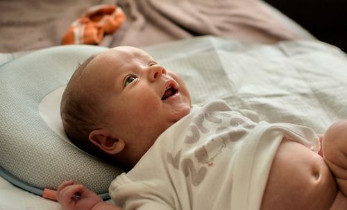 Happy smiling baby boy