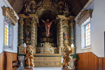 Low angle view of temple