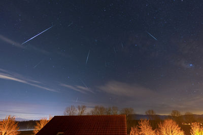 Geminid meteor showers