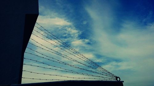 Low angle view of cloudy sky