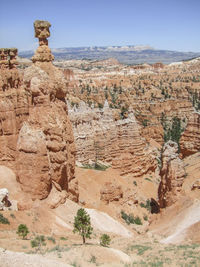 Scenic view of rock formations